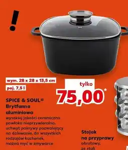 Kaufland Stojak na przyprawy obrotowy, ze stali nierdzewnej, z 12 słoiczkami oferta