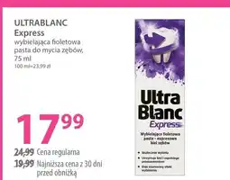 Hebe Pasta wybielająca fioletowa do mycia zębów Express oferta