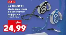 Kaufland Wyciągana smycz z mechanizmem zwijającym, różne kolory oferta