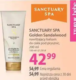 Hebe Balsam Golden Sandalwood nawilżający do ciała pod prysznic oferta