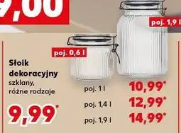 Kaufland Słoik dekoracyjny szklany oferta