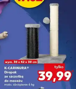 Kaufland Drapak dla kota ze szczotką do masażu oferta