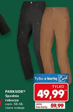 Kaufland Spodnie robocze, różne rodzaje oferta