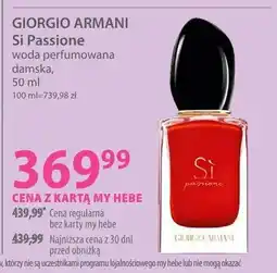 Hebe Woda perfumowana damska Sì Passione oferta