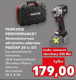 Kaufland Akumulatorowa wkrętarka udarowa PDSSA 20 LI D3 oferta