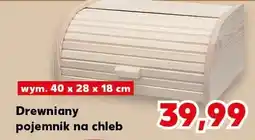 Kaufland Drewniany pojemnik na chleb oferta