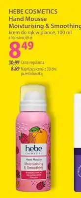 Hebe Krem Hand Mousse Moisturising & Smoothing do suchej skóry dłoni pianka oferta