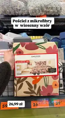 Biedronka Pościel z mikrofazy 160x200 + 2x 70x80 cm oferta
