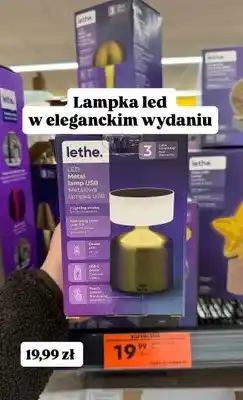 Biedronka Lampka LED metalowa USB oferta