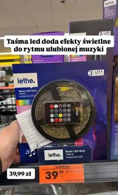 Biedronka Taśma muzyczna LED RGB oferta