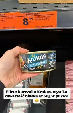 Biedronka Filet z kurczaka high protein w puszce oferta
