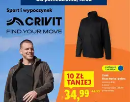 Lidl Bluza męska z polaru, 2 kolory oferta
