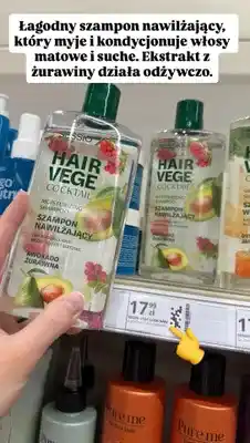 Hebe Szampon nawilżający Awokado Żurawina oferta