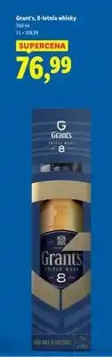 Lidl Whisky Grant's 8-letnia oferta