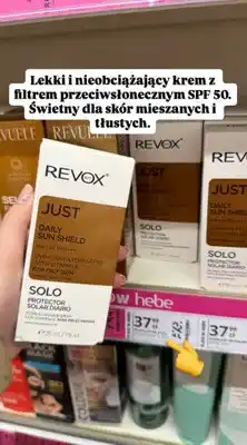 Hebe Krem z filtrem przeciwsłonecznym SPF 50 Just Daily Sun Shield UVB+UVA PA++++ oferta