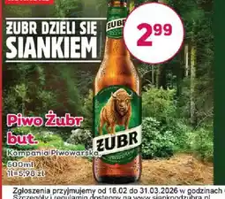 Bliski Zubr Piwo but. oferta
