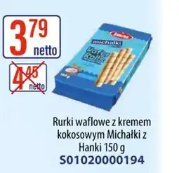 AT Hanki Rurki waflowe z kremem kokosowym oferta