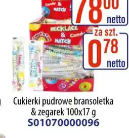 AT Cukierki pudrowe bransoletka & zegarek oferta