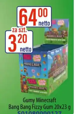 AT Gumy Minecraft Bang Bang Fizzy Gum oferta