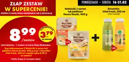 Biedronka Zestaw: Naleśniki z serem lub jabłkiem Nasze Smaki, 400 g + Smoothie Vital Fresh, 250 ml oferta