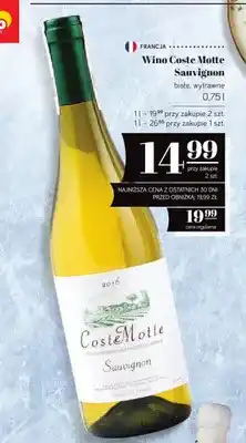 Polomarket Wino Coste Motte Sauvignon białe wytrawne oferta