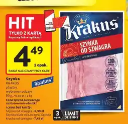 Intermarche Szynka plastry od szwagra oferta