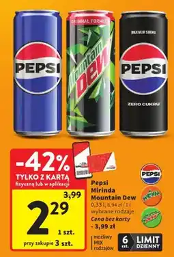 Intermarche Napój gazowany Mountain Dew oferta