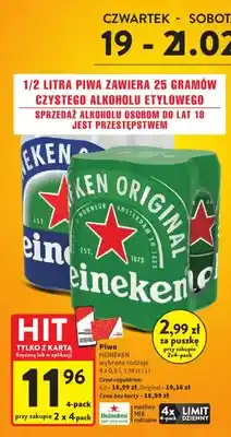 Intermarche Piwo Heineken Original oferta