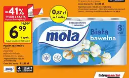 Intermarche Papier toaletowy biała bawełna 2 warstwy oferta