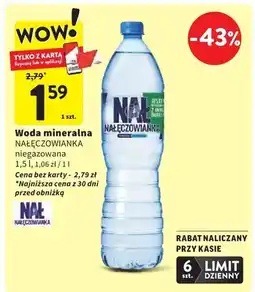 Intermarche Woda mineralna niegazowana oferta