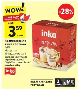 Intermarche Kawa zbożowa klasyczna oferta