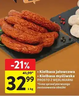 Intermarche Kiełbasa myśliwska oferta
