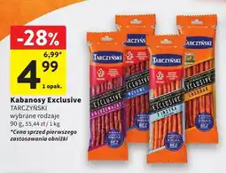 Intermarche Kabanosy Exclusive wybrane rodzaje oferta