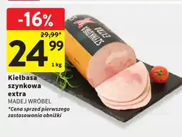 Intermarche Kiełbasa szynkowa extra oferta
