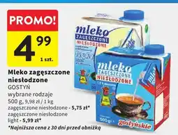 Intermarche Mleko zagęszczone niesłodzone light oferta