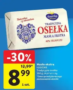 Intermarche Masło ekstra Tradycyjna osełka oferta