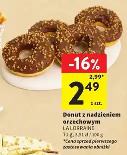 Intermarche Donut z nadzieniem orzechowym oferta