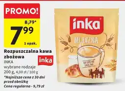 Intermarche Rozpuszczalna kawa zbożowa wybrane rodzaje oferta