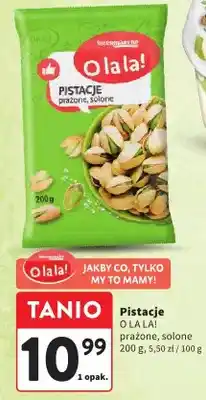 Intermarche Pistacje prażone, solone oferta