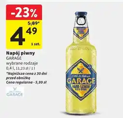 Intermarche Napój piwny hard lemon beer drink wybrane rodzaje oferta