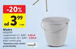 Intermarche Wiadro pojemność: 5 l - 4,99*, pojemność: 10 l - 9,99*, kolor: nordic grey oferta