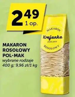 Groszek Makaron rosołowy Pol-Mak oferta