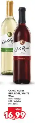 Kaufland Wino Red, Rose, White 0,75 l, różne rodzaje oferta