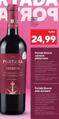 Kaufland Wino Reserva czerwone półwytrawne oferta