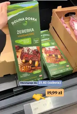 ALDI Żeberka miodowe BBQ wolno gotowane oferta