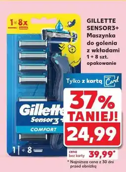 Kaufland Maszynka do golenia z wkładami Sensor3+ oferta