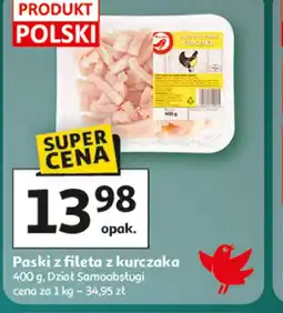 Auchan Paski z fileta z kurczaka Auchan oferta