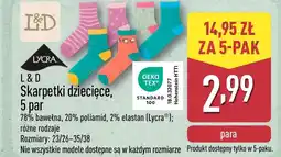 ALDI Skarpetki L & D oferta