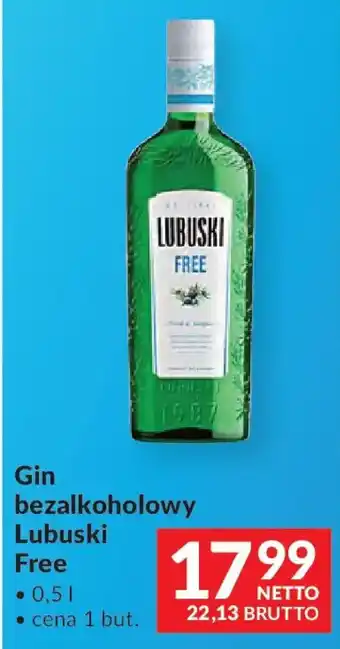 Gin bezalkoholowy Lubuski Free