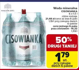 Carrefour Woda mineralna Cisowianka oferta